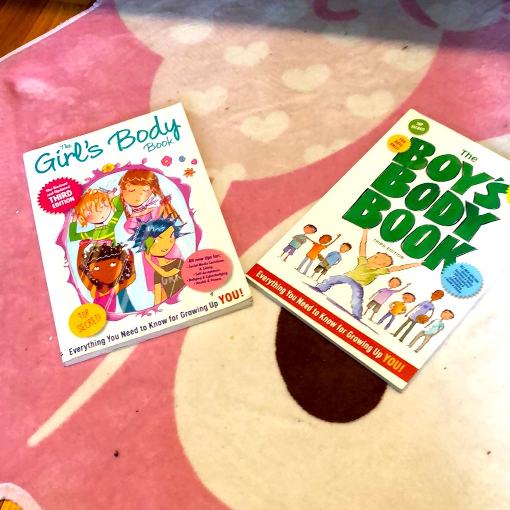 Girls and boys body books set